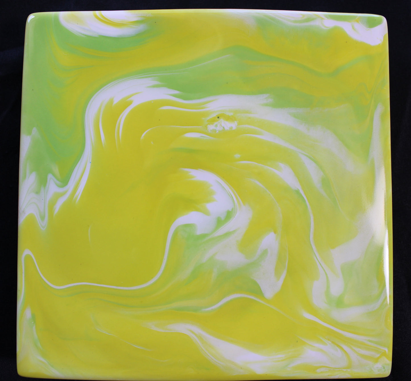 6" Square - Clay Canvas Glaze Painting