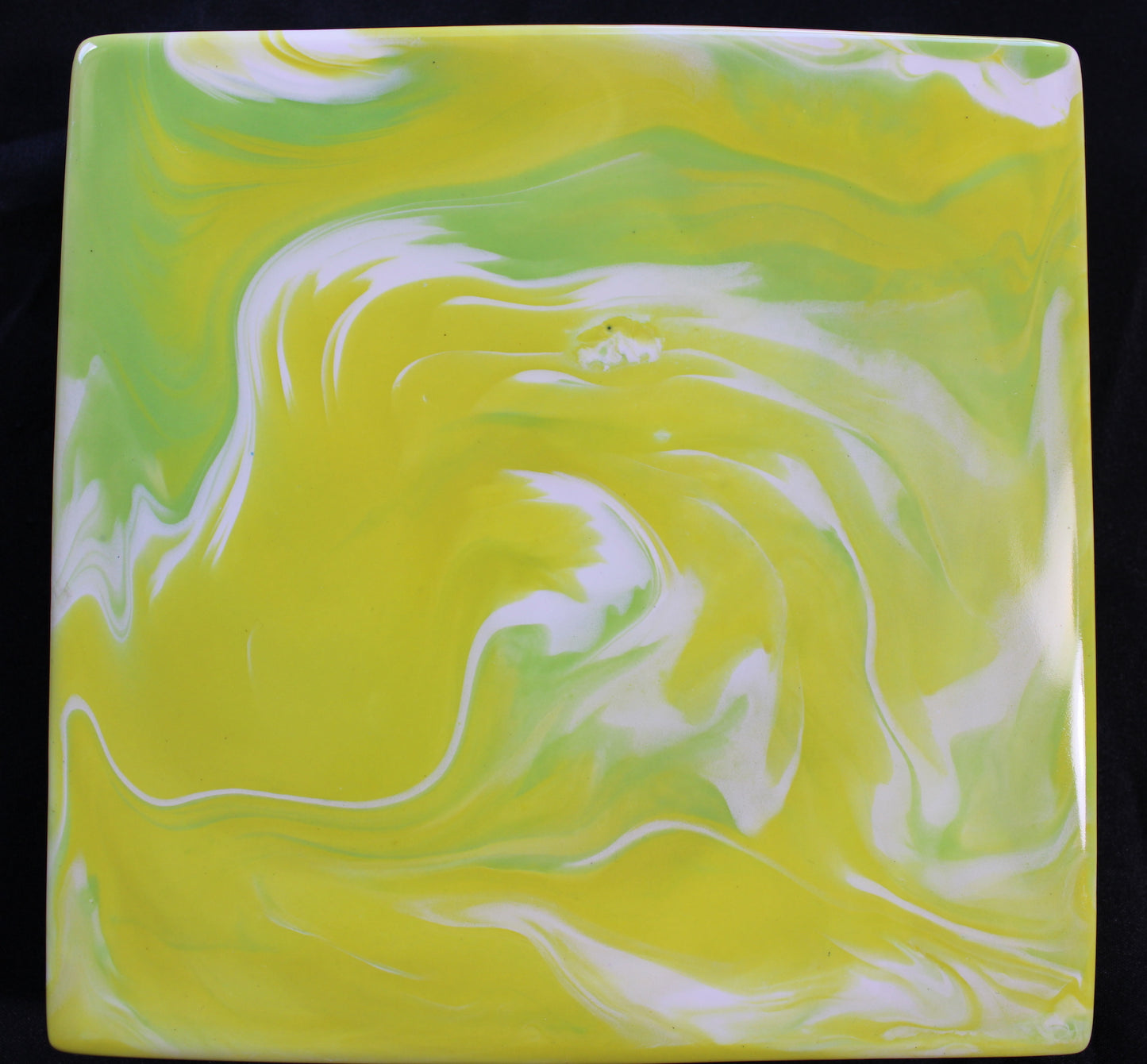 6" Square - Clay Canvas Glaze Painting